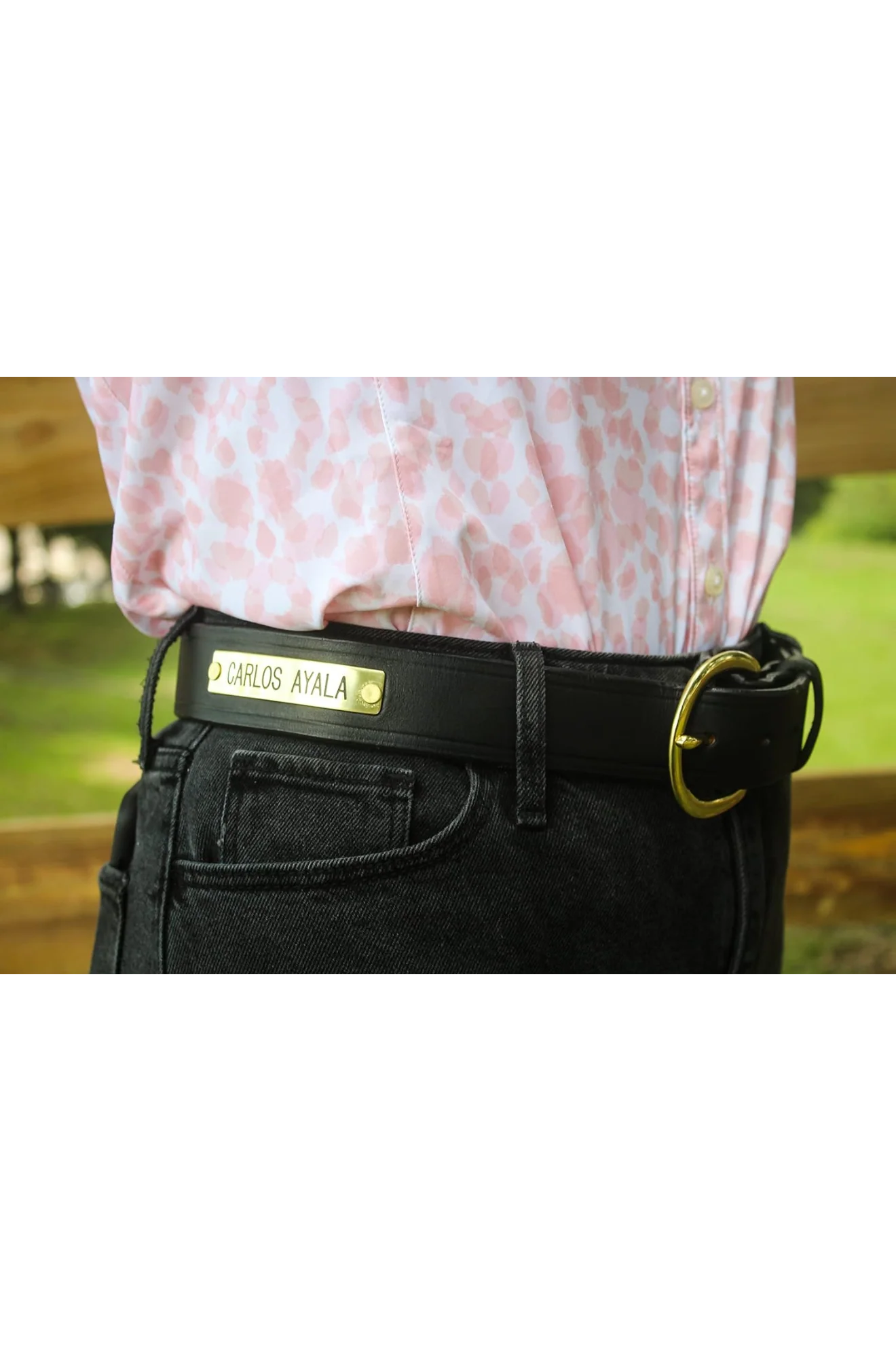 TS Custom Leather Belt - Image 3