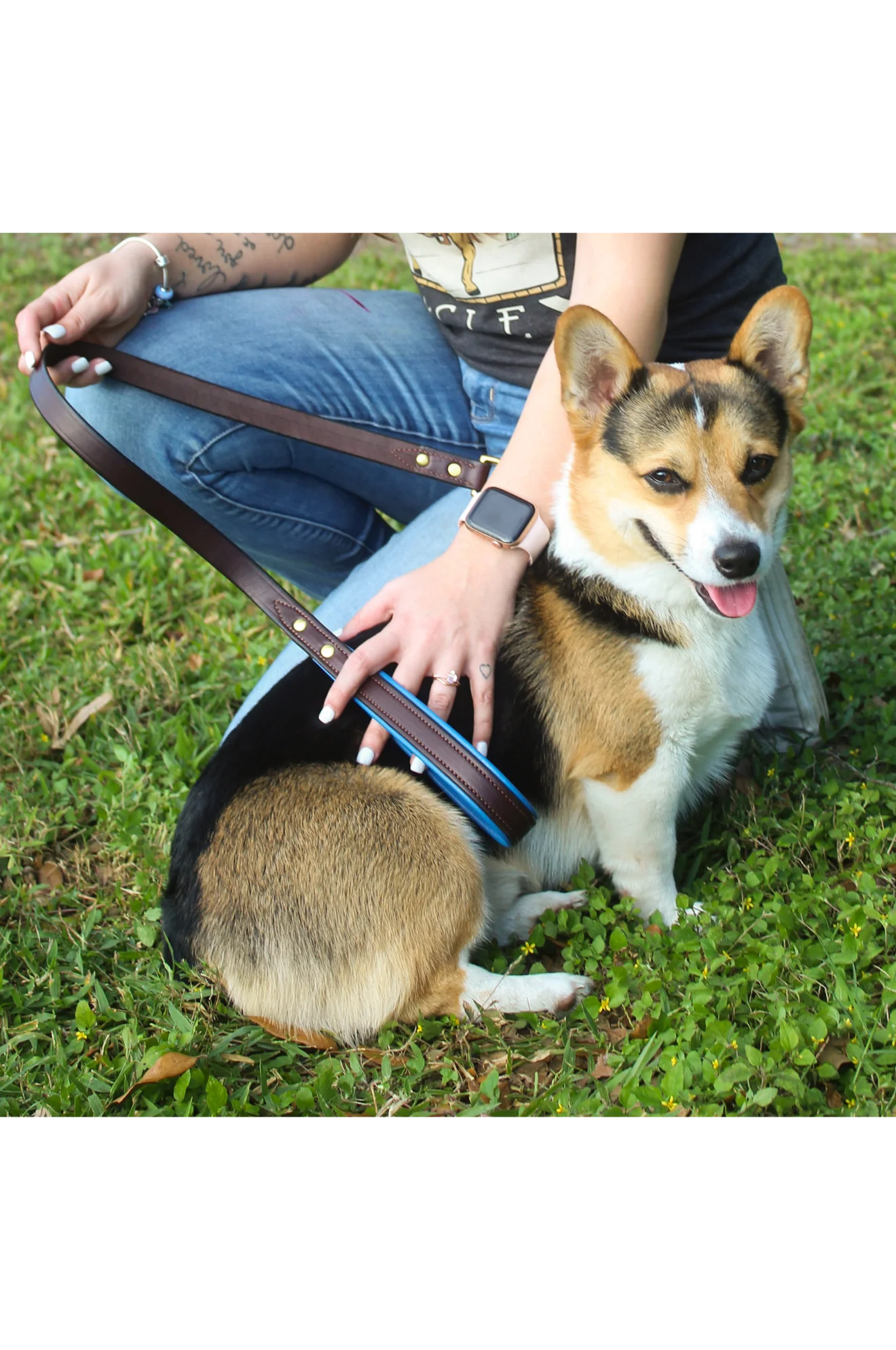 TS Custom Leather Dog Leash - Image 3